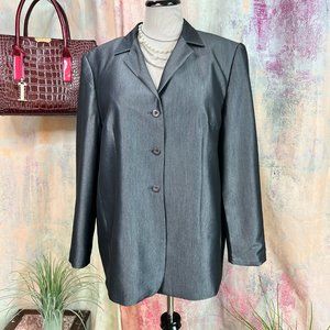 VTG📌Gerry Weber Timeless and Elegant Silver Gray Business Blazer -Suit Jacket